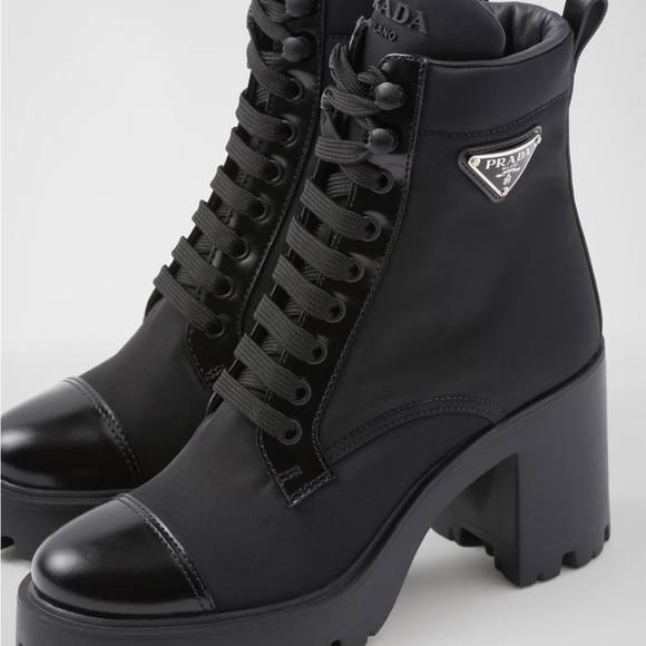 Prada Re-Nylon and leather booties - Picture 6 of 6